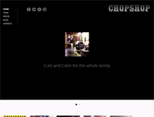 Tablet Screenshot of chopshopnw.com